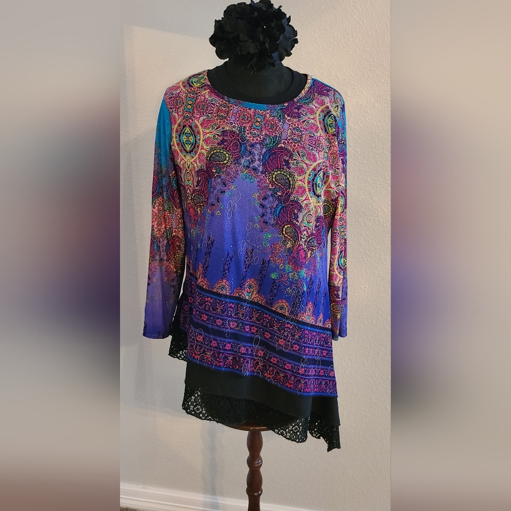 Beautiful Multi Color High-Low Top